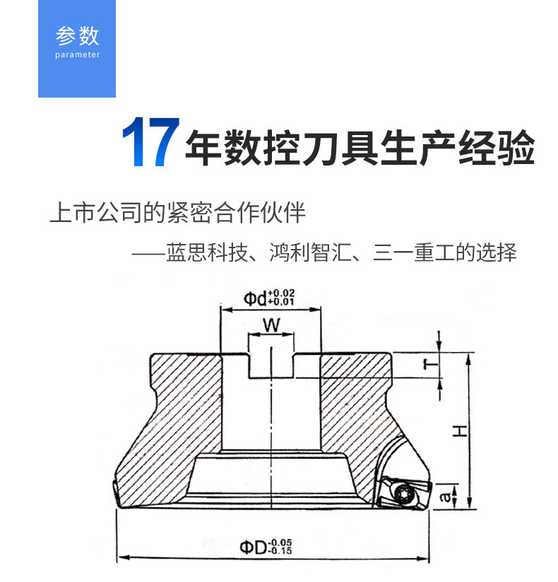 RAP-75°壳形铣刀盘