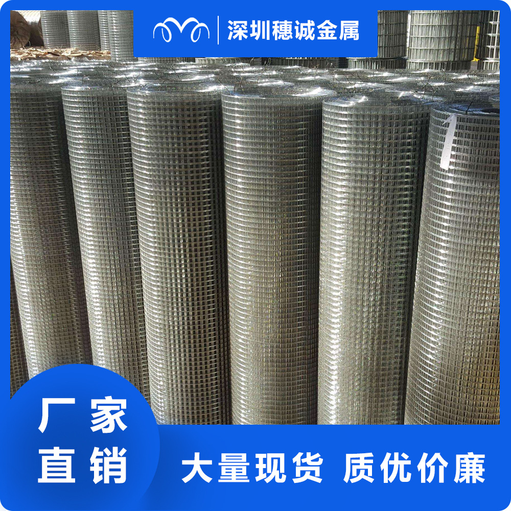 厂家镀锌铁丝网围栏网镀锌电焊网内外墙建筑抹灰防裂钢丝网养殖网