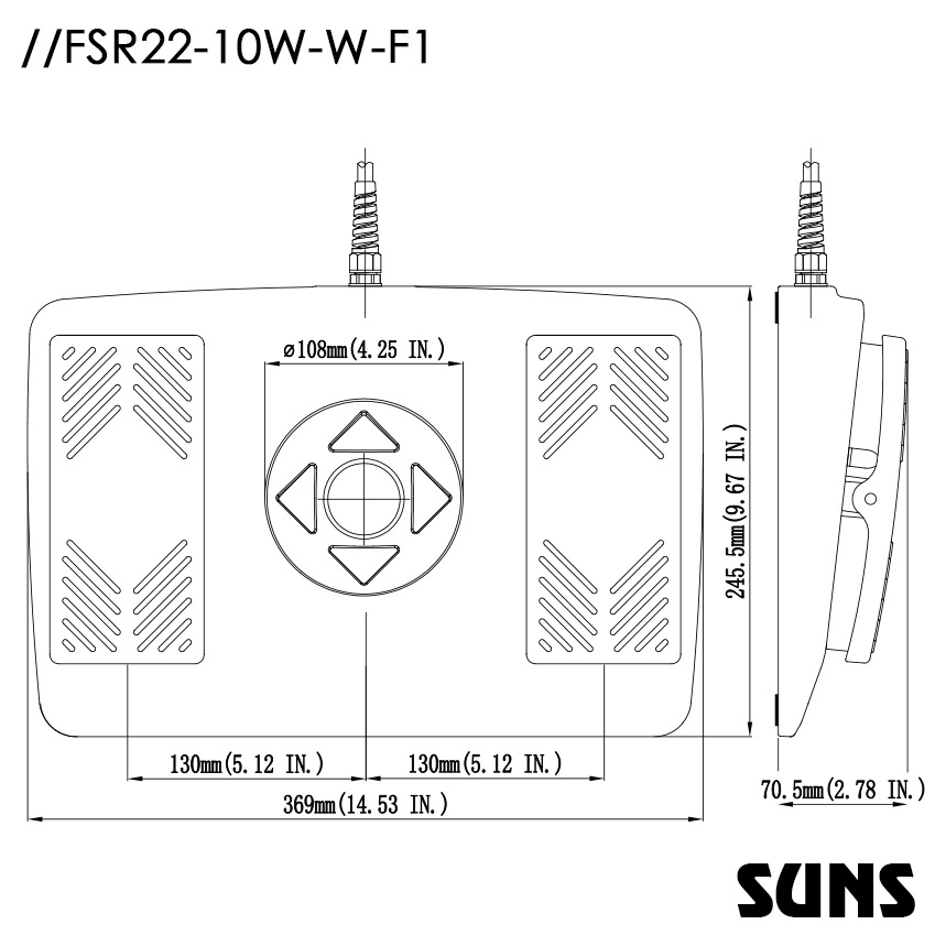 FSR22-10W-W-F1尺寸图