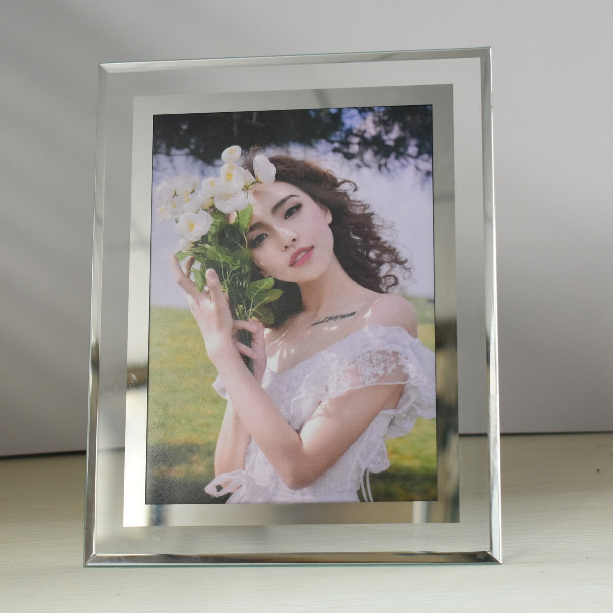 水晶玻璃相框a4證書影樓婚紗照兒童擺台6寸a57寸10寸廠家批發定制