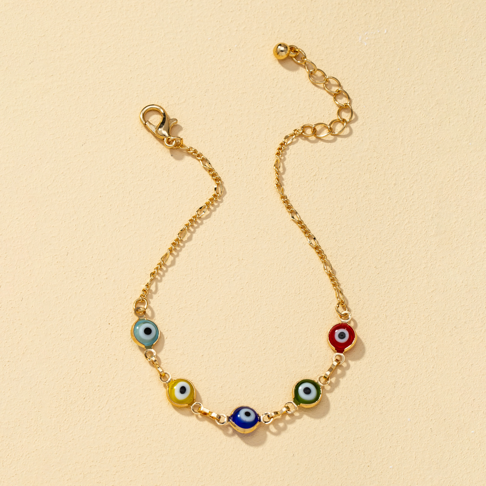 Letter Pattern Letter Artificial Gemstones Alloy Wholesale Chain & Link Bracelets