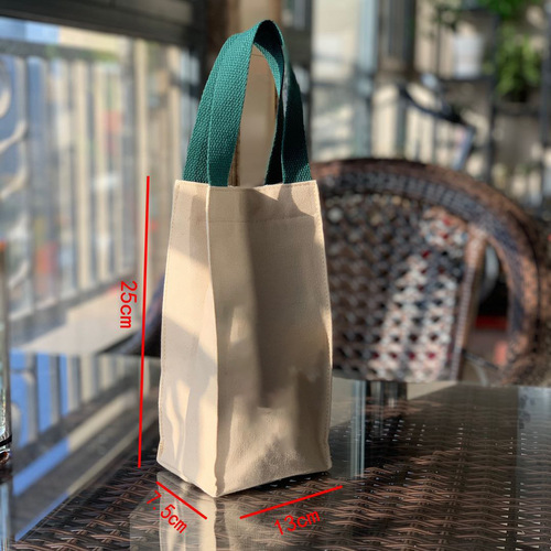 New canvas water cup bag, thermos cup bag, stew beaker protective cover