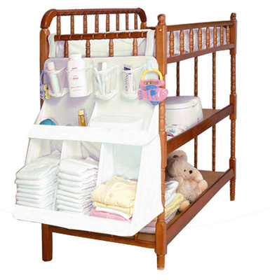 婴儿床配搭升级版东西不怕滑下婴儿床立体床挂置物袋可定制