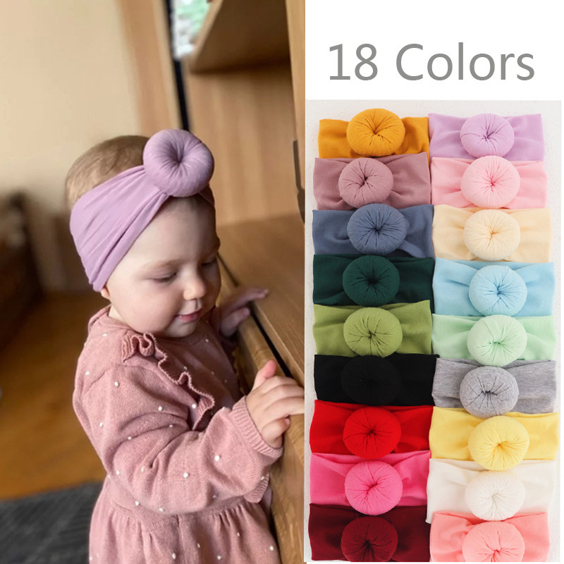 2pcs colorful Infant Headband the new children stage performance headbands newborn infant baby party photos shooting headband soft wide-brimmed hair band