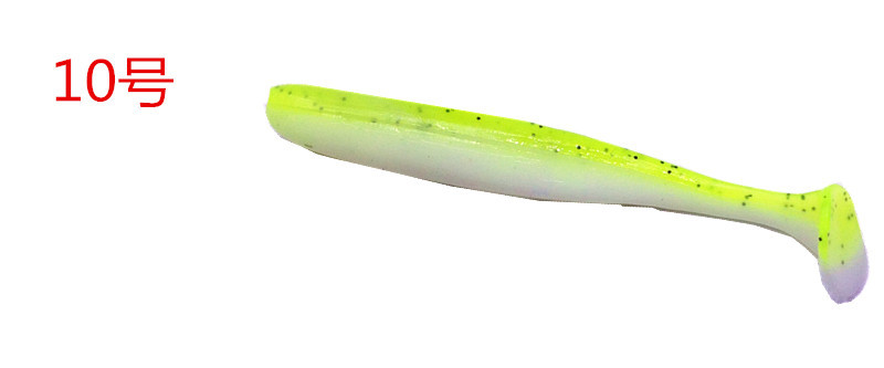 Small Paddle Tail Fishing lures soft baits Fresh Water Bass Swimbait Tackle Gear