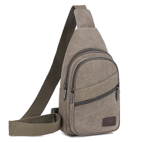 Bags  new men's chest bag canvas bag crossbody bag men's bag shoulder bag chest small backpack casual waist bag