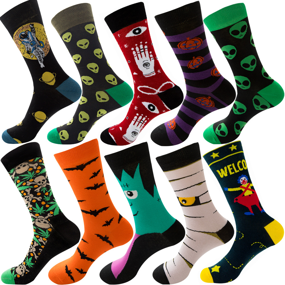 Halloween socks nihaostyles clothing wholesale NSAMW71998