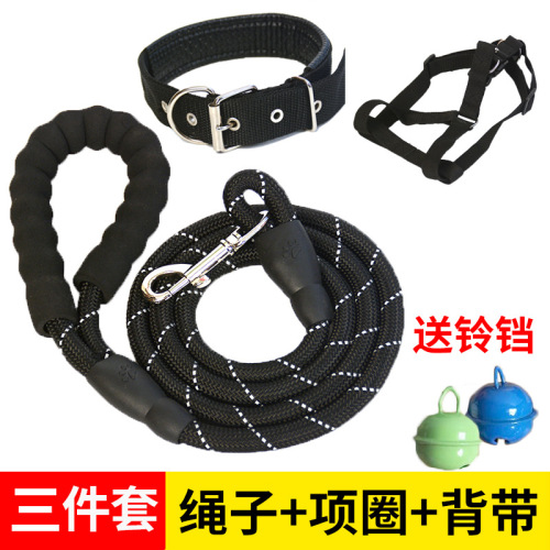Nylon No-Leash Dog Leash Pet Supply Leash Manufacturer Small, Medium, and Large Pet Dog Chains