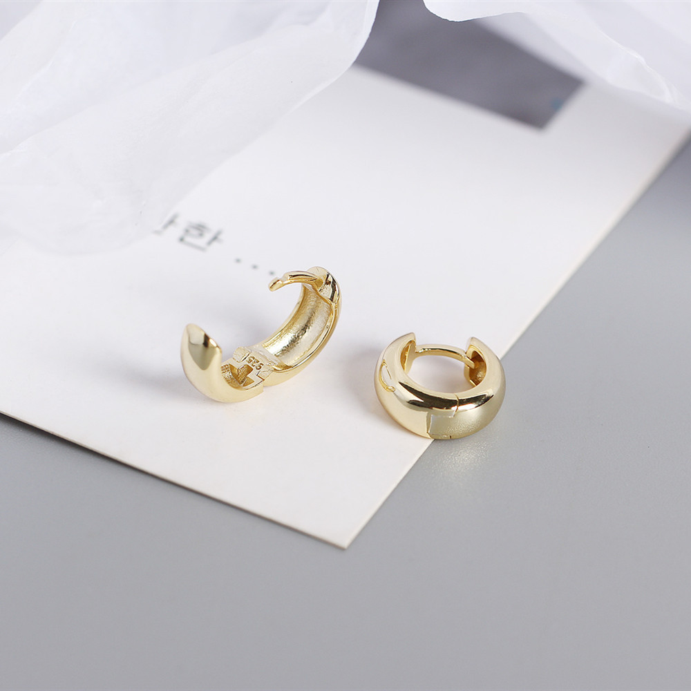Plating Craft 925 Sterling Silver No Inlaid Geometric Earrings