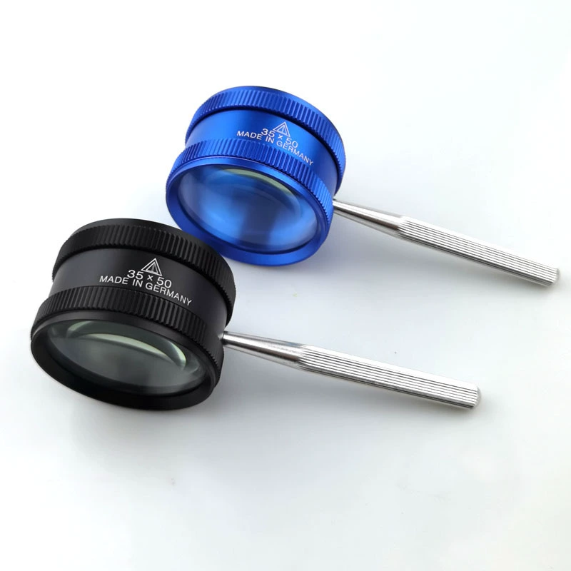 Ручная Лупа высокой четкости 35x50 мм, цельнометаллическая 35-кратная бусина, янтарная лупа для идентификации сокровищ