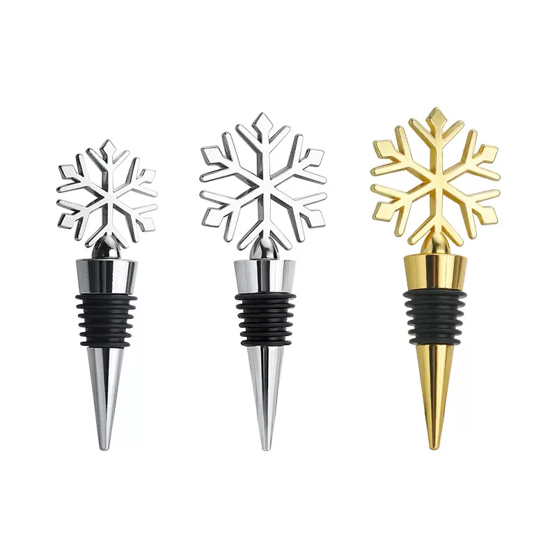 厂家直供雪花形状红酒塞 创意保鲜葡萄酒瓶塞工艺礼品酒塞 可定