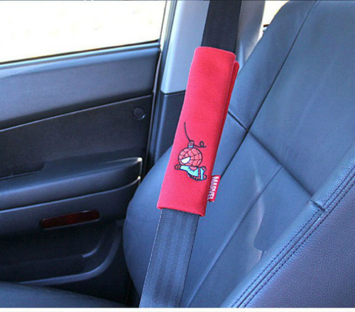Cartoon car seat belt shoulder protector protective cover holder anti-stranglehold creative extension universal for all seasons