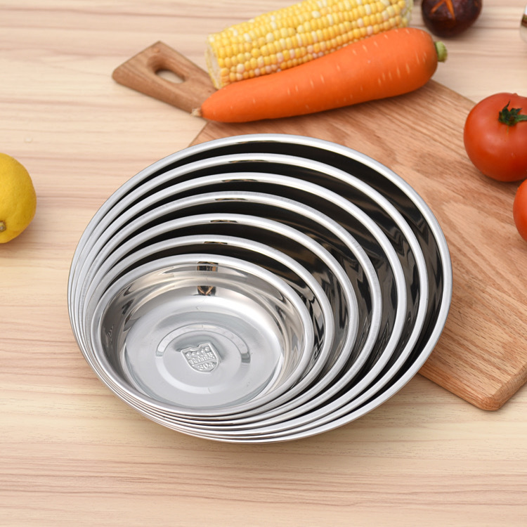 dinner plate stainless steel