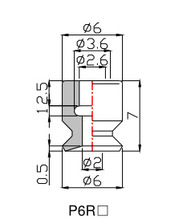 westar/威司特真空吸盘厂家P6RN,与真空吸盘VP6RS尺寸一样