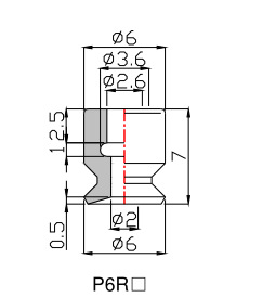 westar/威司特真空吸盘厂家P6RN,与真空吸盘VP6RS尺寸一样