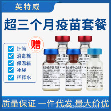 进口英特威疫苗狗狗针四联狂犬成犬用通用育苗打针免疫预防针正品