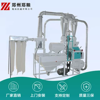小麦石磨面粉 全自动小麦石磨面粉机 12伏面粉切断机04