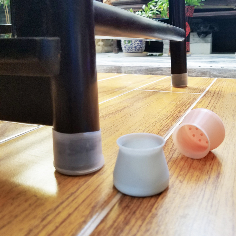 硅胶椅子桌脚垫脚套红木家具凳子防潮隔热耐磨防滑桌角桌腿保护垫|ru