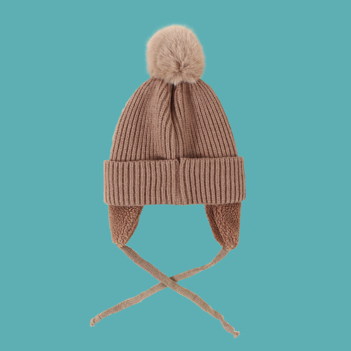 Korean Fashion Warm Woolen Solid Color Knitted Hat display picture 3