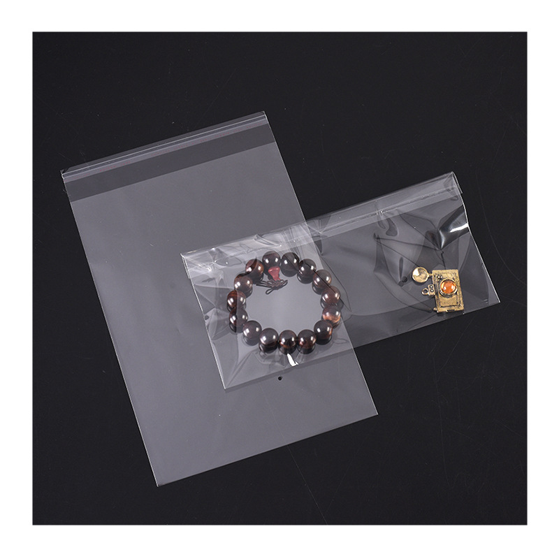 现货销售宽度10cmopp包装袋内衣不干胶自粘袋袜子透明薄膜塑料袋