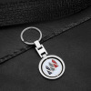 Honda, transport, round keychain, modern pendant, custom made, Birthday gift