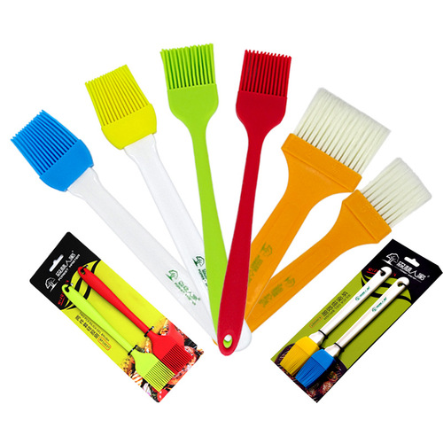 BBQ Grilling Tools BBQ Brush Set Eco-Friendly Silicone Bristle Brush Bread Brush Cleaning Brush Grilling Brush Oil Brush