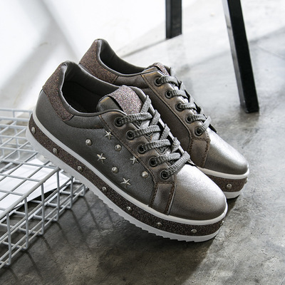 女秋季2019新款女鞋韩版百搭运动鞋透气跑步鞋轻便休闲鞋跨境