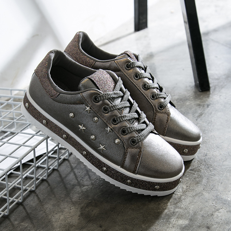 女秋季2019新款女鞋韩版百搭运动鞋透气跑步鞋轻便休闲鞋跨境