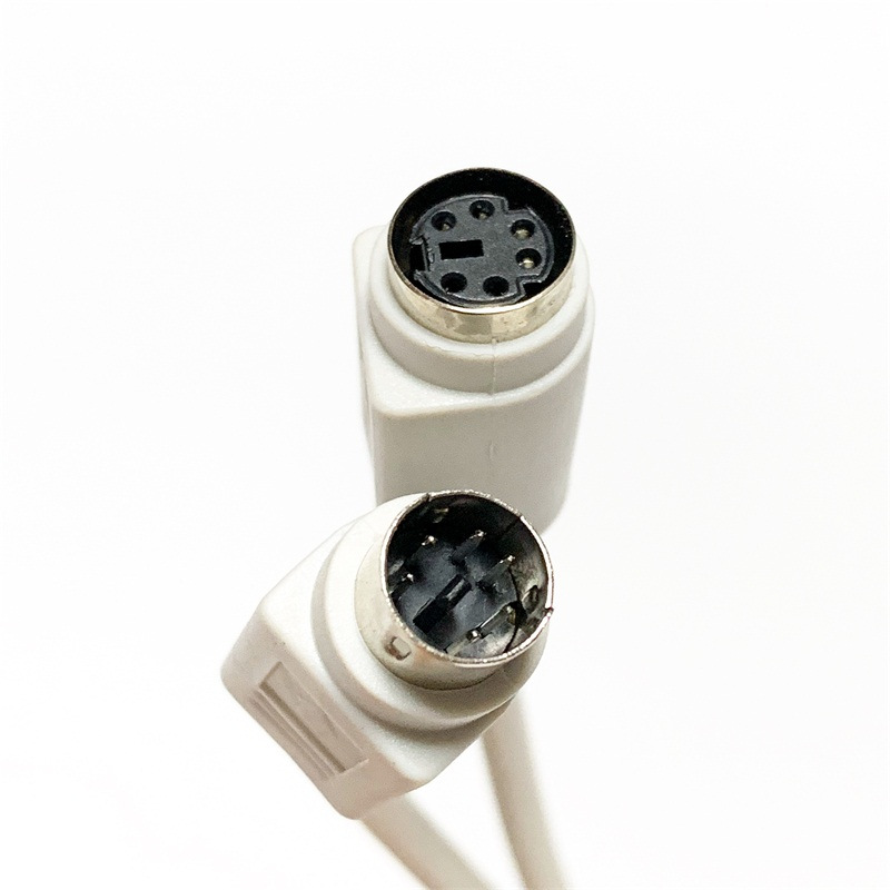 厂家直销 键盘鼠标延长线ps2 6pin6针公对母延长线 ps2公对母线