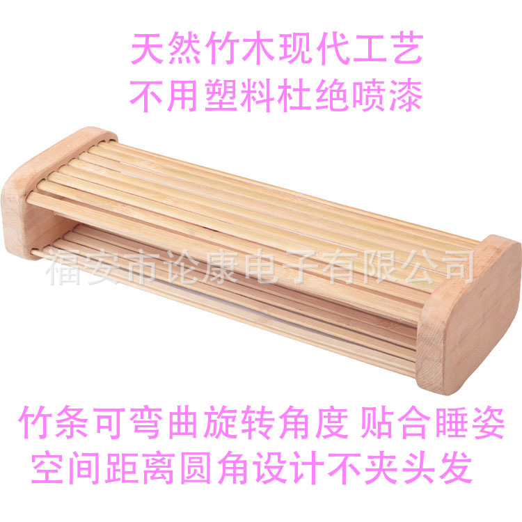 天然竹木颈椎助眠夏季中空四季枕头,
