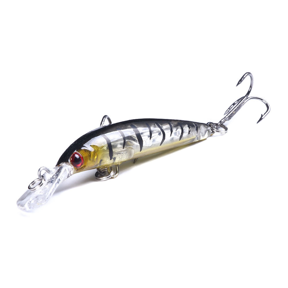 2 Pcs Shallow Diving Minnow Lure 95mm 8g Hard Sinking Minnow Fishing Baits Bass Trout Bowfin Saltwater Sea Fishing Lure