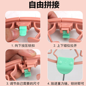 呼啦圈收腹美腰加重瘦腰女成人减肥神器抖音同款软弹力呼啦圈健身