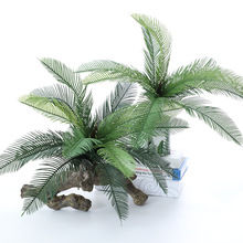 仿真植物塑料花鐵樹 假花家居裝飾巴西蘇鐵 鳳尾蕉景觀布置 蕨類