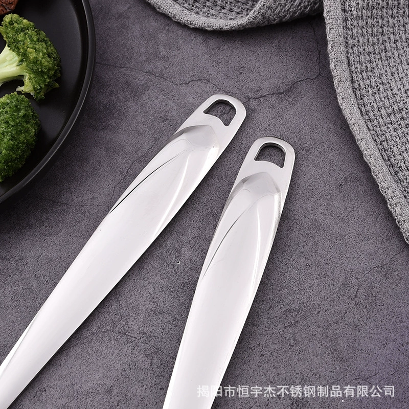 Wholesale 201 stainless steel cooking spatula household restaurant hot pot colander soup spoon spatula set kitchen utensils