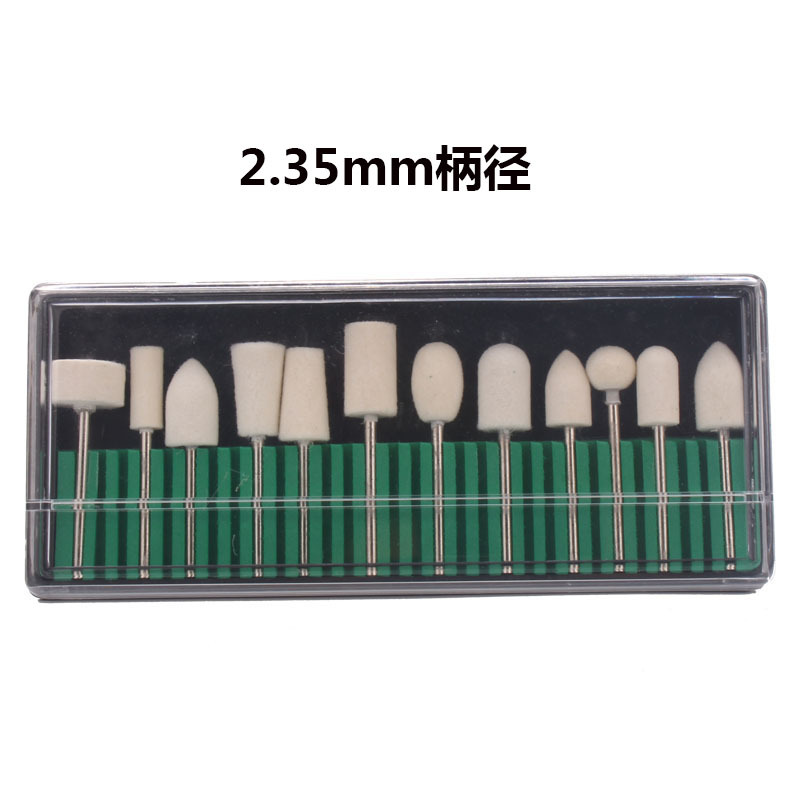 Transfronterizo clavo máquina de pulir eléctrica de lana de molienda cabeza de pulido de lana molienda cabeza 12 tipos de grupos traje de molienda cabeza