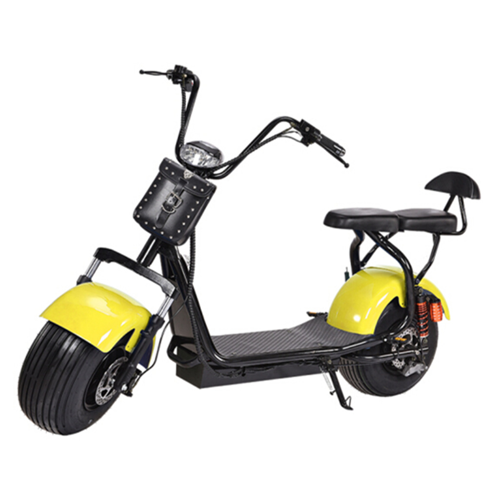 Harley electric car two-seater Harley electric motorcycle city scooter mini two-wheeled wide tire battery car