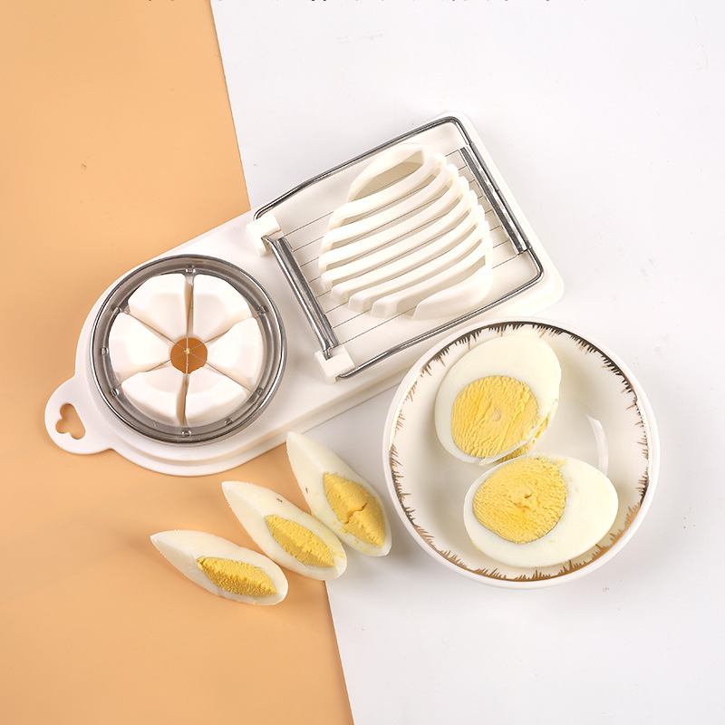 Egg cutter, egg slicer, fancy split-cut egg cutter, multifunctional egg cutter, egg cutter