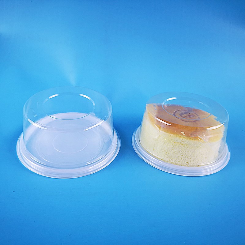 爱友AU-22662D透明食品级圆形吸塑塑料包装盒