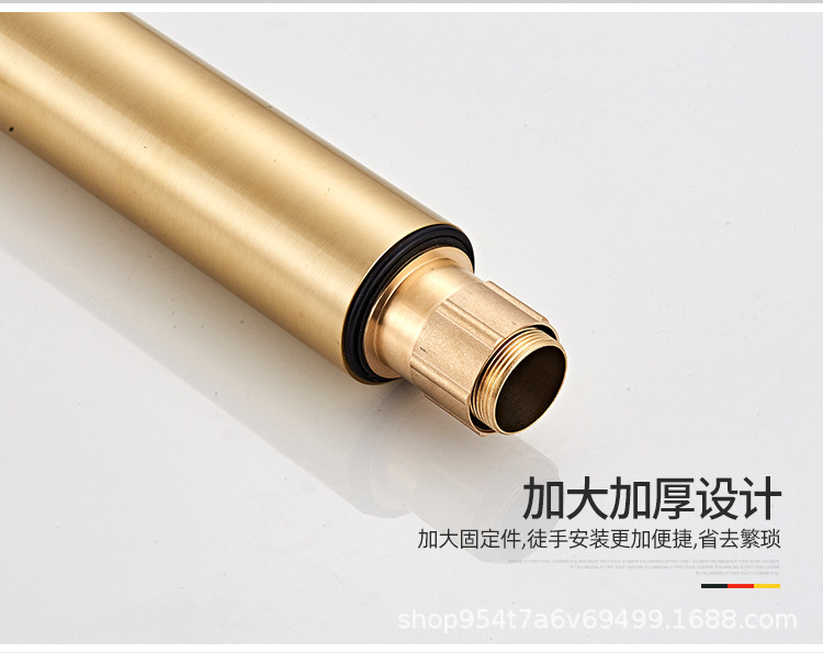 Wholesale copper single-hole washbasins, hot and cold faucets, countertop and under-counter basins, European-style baked paint chrome-plated rotating faucets from the manufacturer undefined