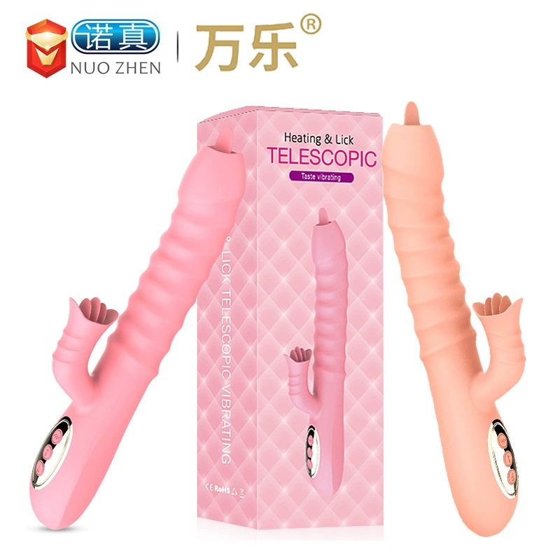 Wanle Fairy Honey язык-вибратор с тёплым эффектом, телескопический и с магнитным всасыванием массажный стержень для женской мастурбации