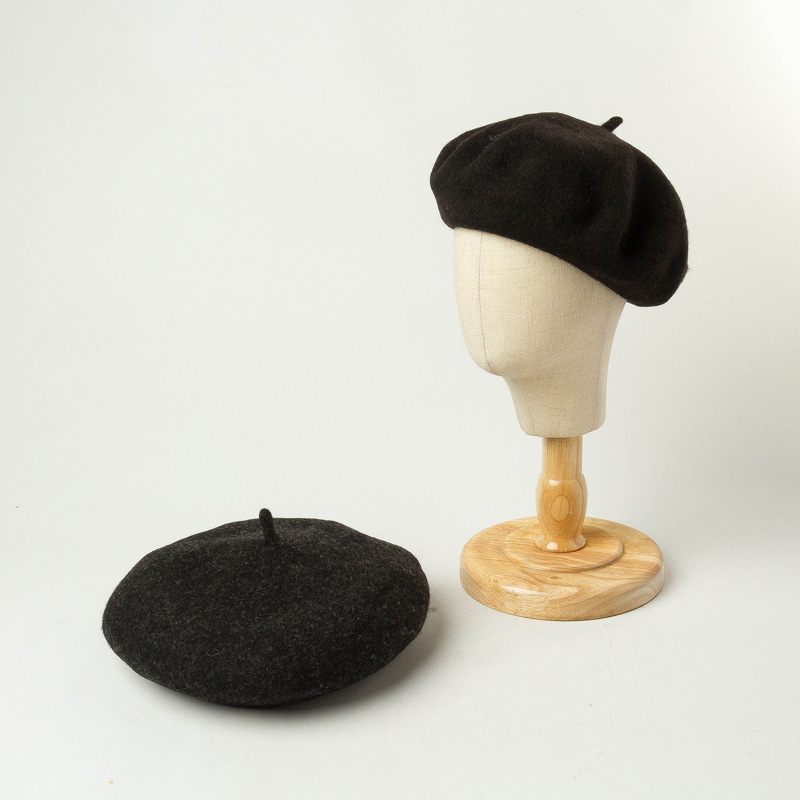 Children's new wool beret, all-match war...