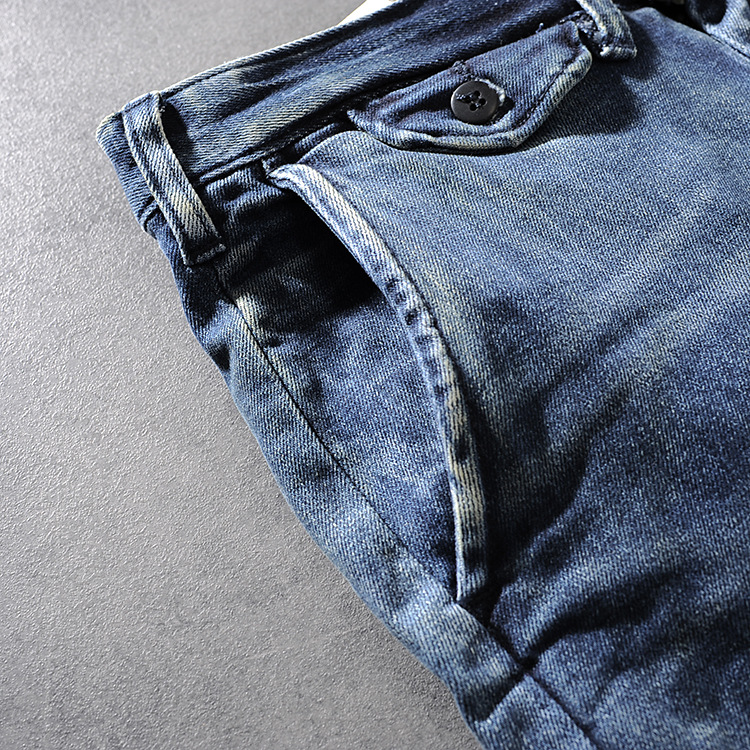 DEESMANC and CO autumn/winter new American heavy wash men's jeans young men's trousers 332 31