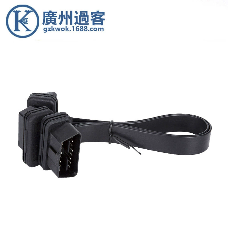 Автомобиль одна минута два удлинителя OBD 16PIN локоть один перетащите два полных сердечника/игла полная линия преобразования OBD2 30 см