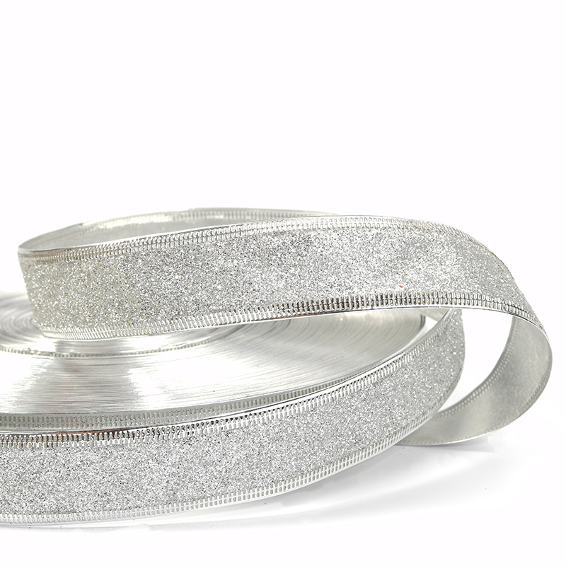 苗苗织带 圣诞节撒粉带 彩色葱粉织带蛋糕彩葱带 节日礼品包装辅料批发详情13