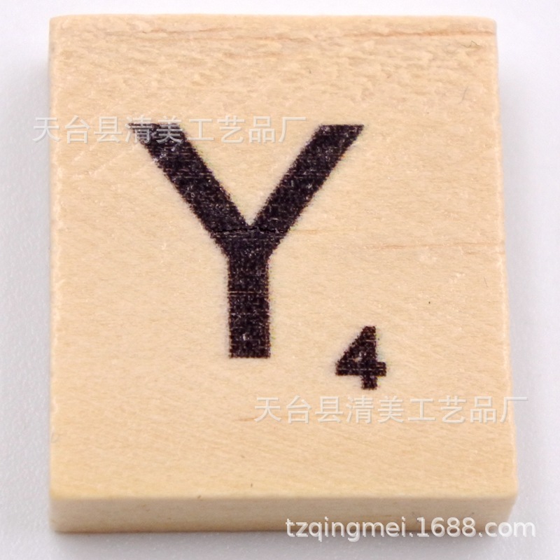 Cubo de pino 26 letras en inglés madera natural letras en inglés unidad 26 letras piezas de madera letras en inglés