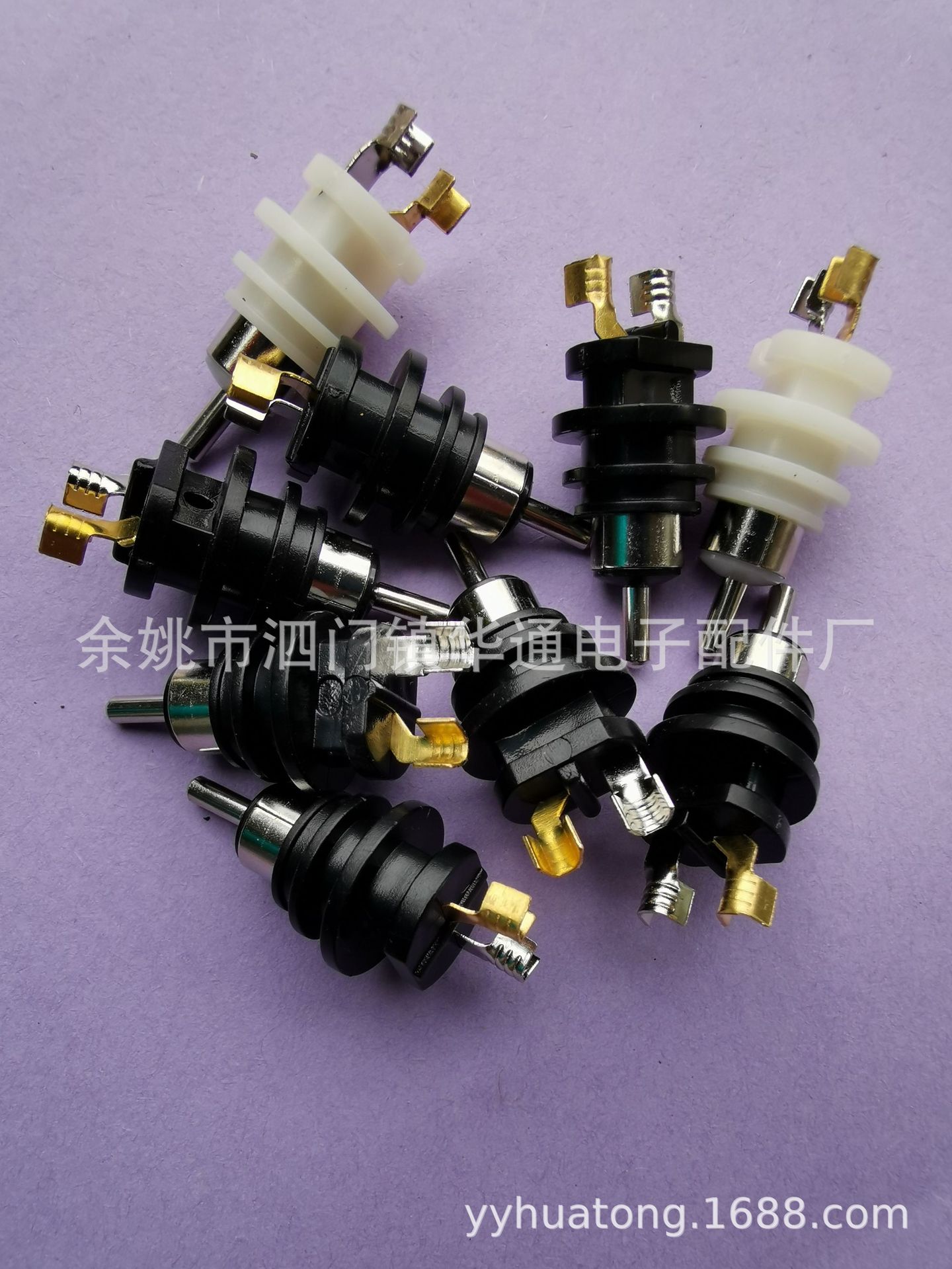 厂家直销美容美发旋转插头 转尾端子 旋转头端子