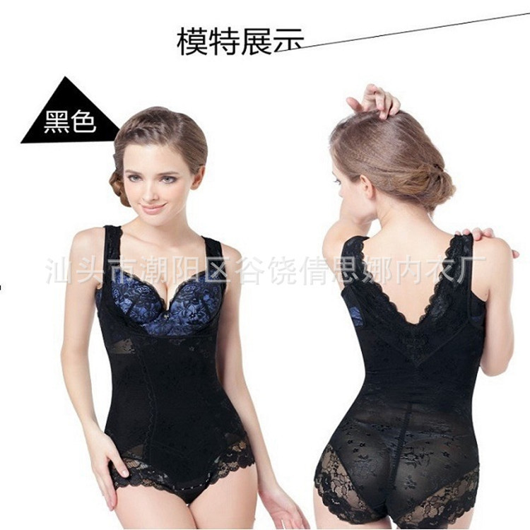 Conjoined Body Shaping Clothes Abdomen Tight Waist Postpartum Traceless Fat-burning Slimming Tight Body Shaping Body Weight Reduction Factory Outlet
