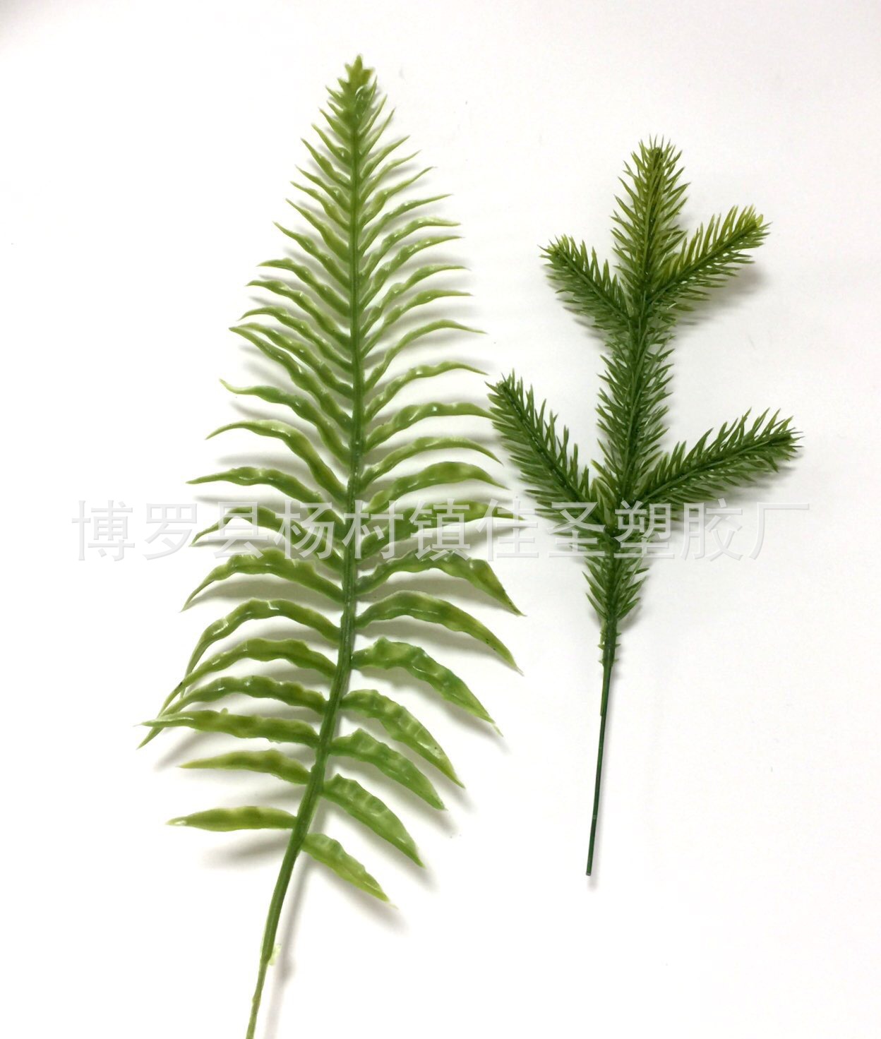 christmas植物圣诞树pe松枝24厘米立体5叉松针35厘米潮啡叶圣诞树