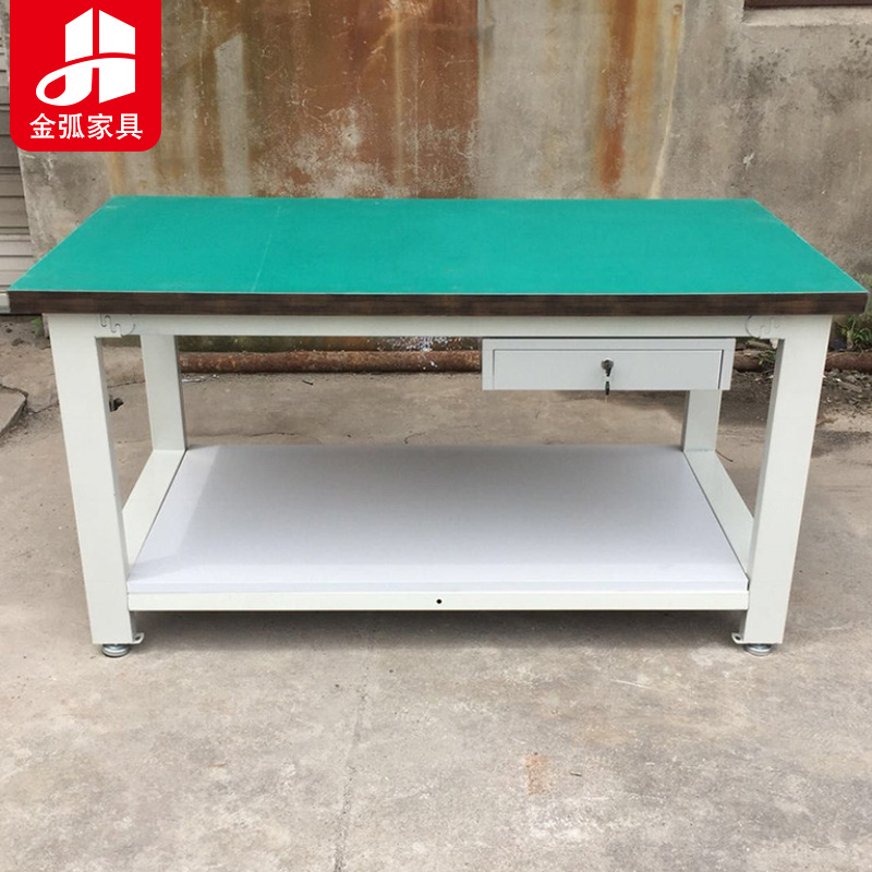 流水线重型工作台操作台定制 工厂打包检验防静电维修桌面工作台|ms