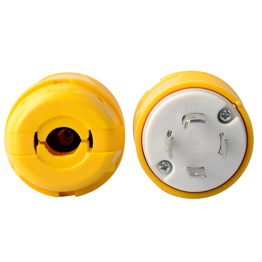 美式工业组装插头L14-30P 125/250V 30A Locking Plug ETL认证